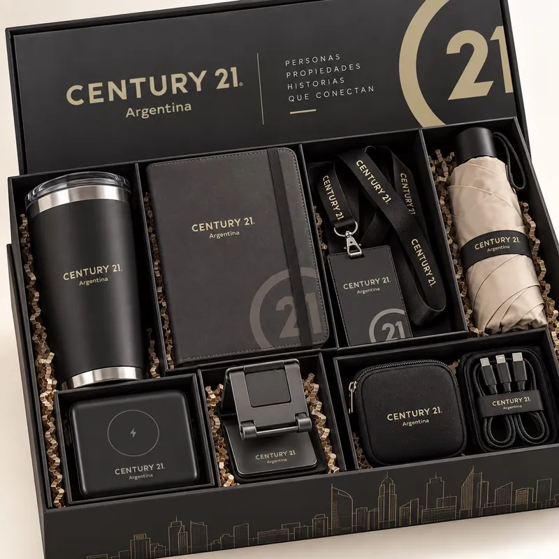 Ejemplo de box personalizado con identidad de Century 21