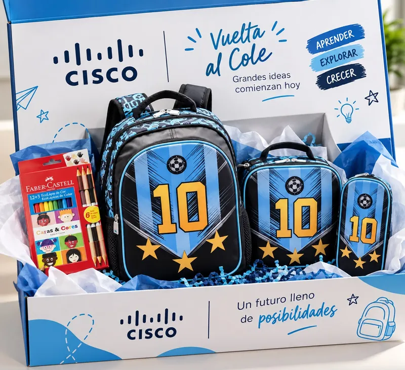 Ejemplo de box personalizado con identidad de Cisco